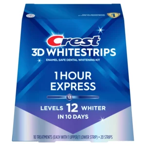 Crest 3D Whitestrips 1 hour express 20 Strips