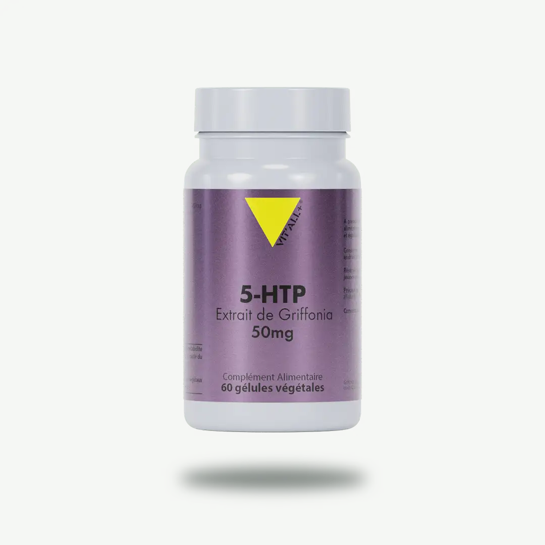 Vit'all+ 5-HTP Extrait de Griffonia 50mg 30 gélules