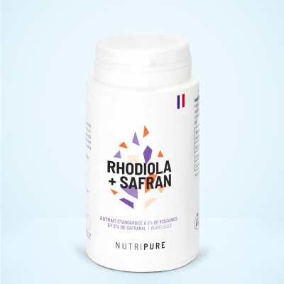 Nutripure Rhodiola + Safran 60 gélules